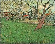 Vincent Van Gogh View of Arles with flowering trees oil on canvas